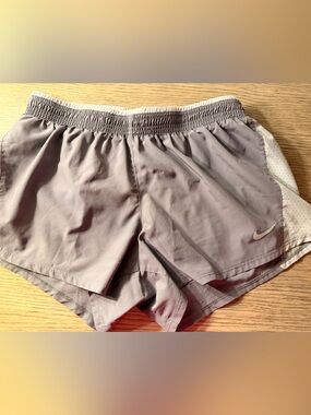 Nike Light Gray Women's Running Shorts
